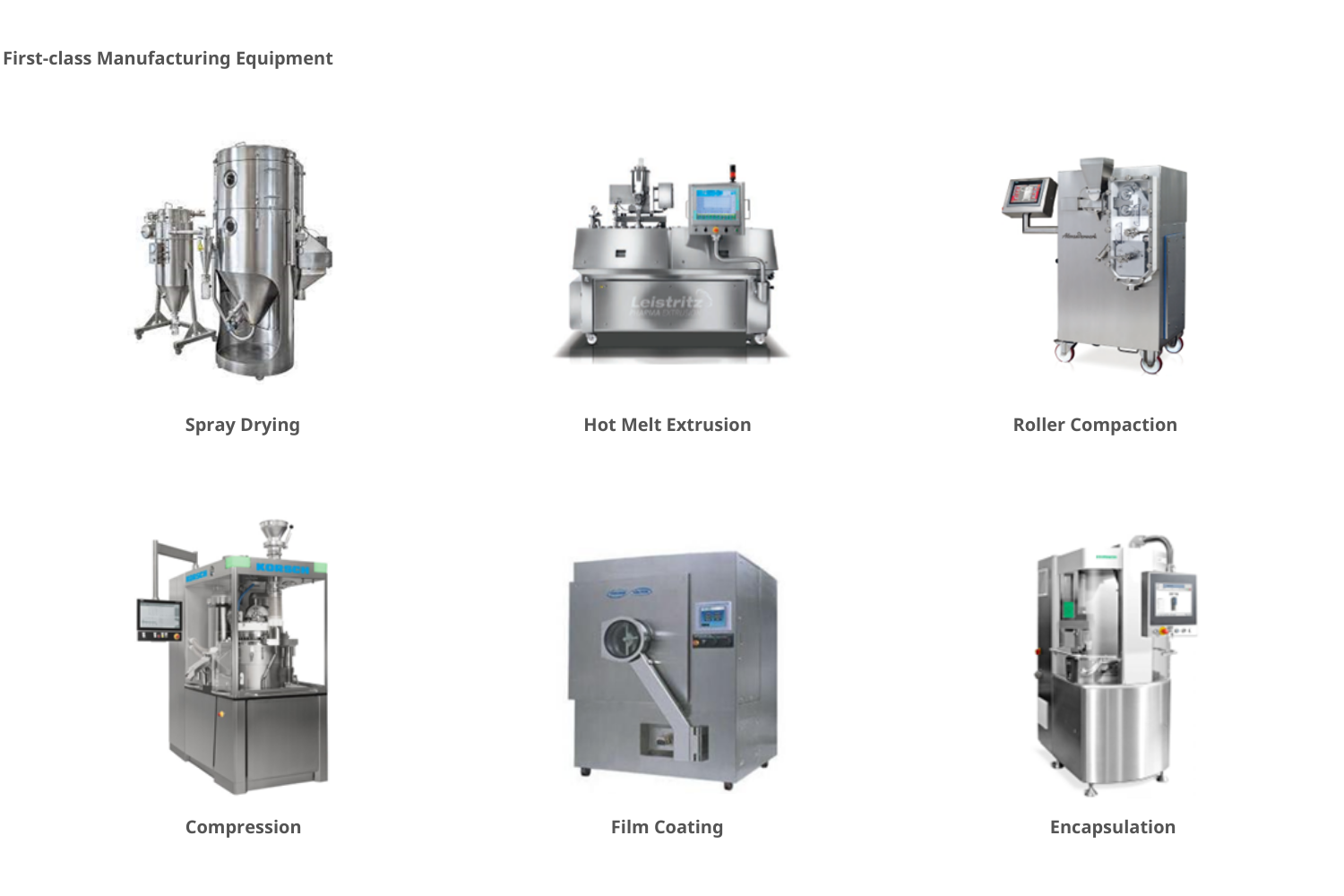 Clinical and Commercial Manufacturing Clinical and Commercial Manufacturing