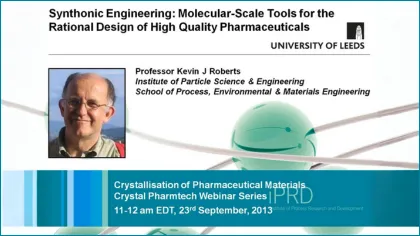 Synthonic Engineering: Tools for the Rational Design of High Quality Pharmaceuticals